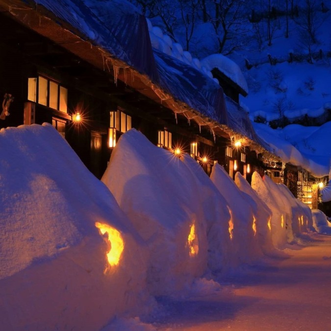 乳頭温泉郷（秋田県）★★★★★ 雪深い山の中に点在する古くからの温泉 一番おすすめは「 鶴の湯温泉」